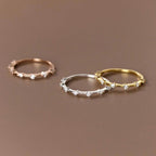 Ultra Thin Floating Eternity Ring