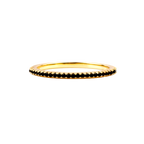 Black Diamond Eternity Stacking Ring