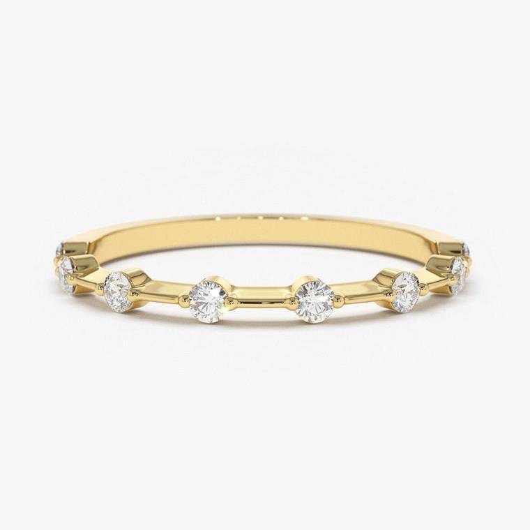 Ultra Thin Floating Eternity Ring