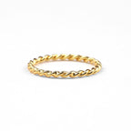 Dainty Braided Stacking Ring