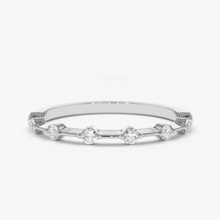 Ultra Thin Floating Eternity Ring