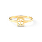 Monogram Name Ring