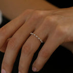 Ultra Thin Floating Eternity Ring