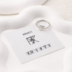 Monogram Name Ring