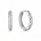 Falling Stars Huggie Hoop Earrings