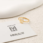 Monogram Name Ring