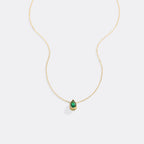 Diamond Teardrop Necklace