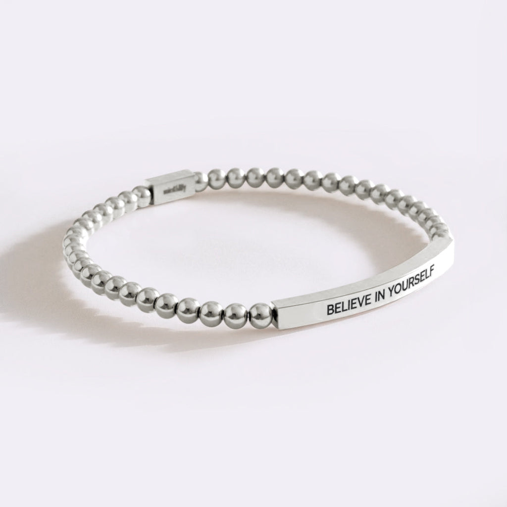 Believe in Yourself Beaded Inspire Bracelet