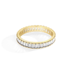 Baguette Birthstone Eternity Band