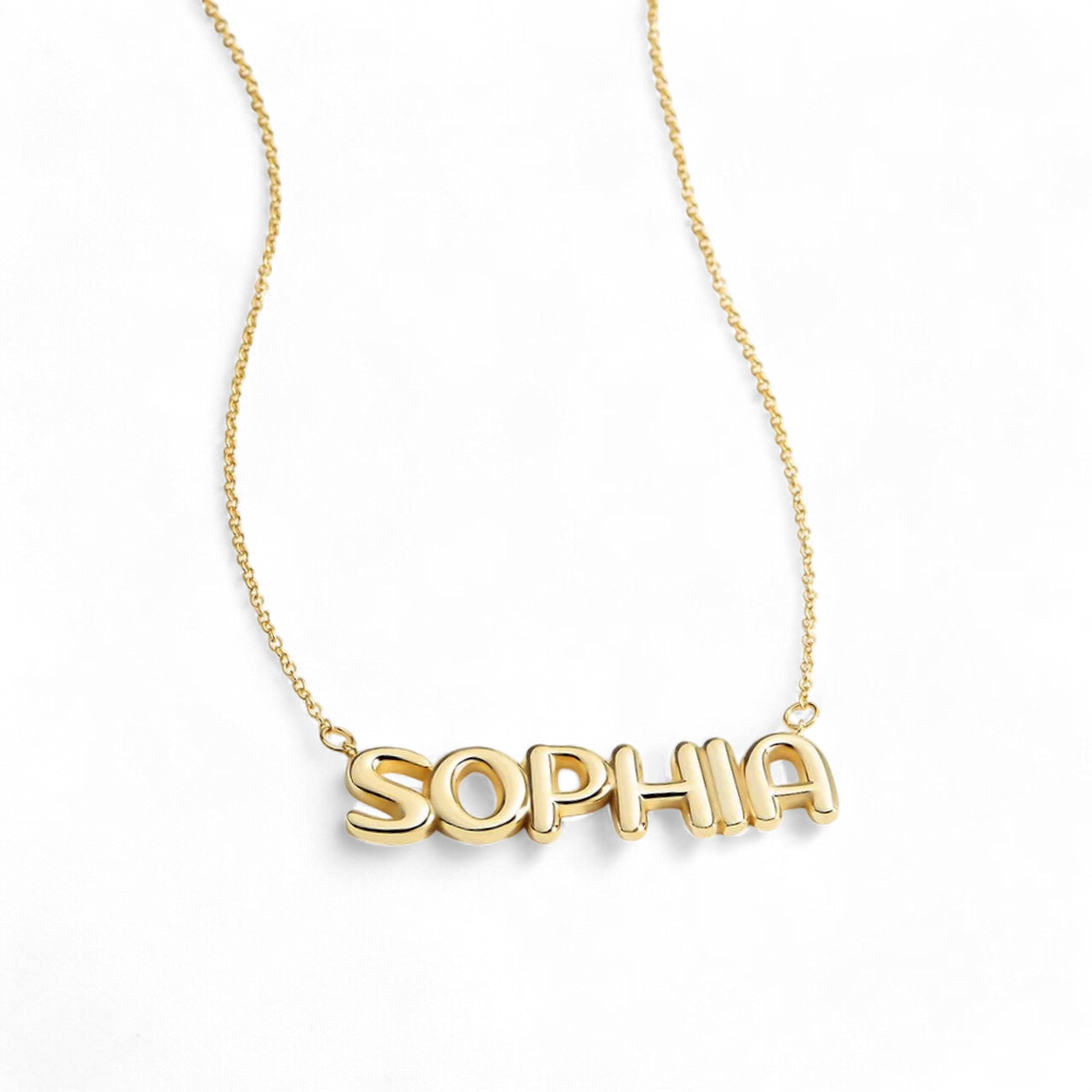 Balloon Name Necklace