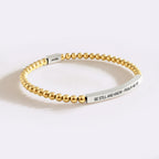 Be Still and Know - Psalm 46:10 Beaded Inspire Bracelet