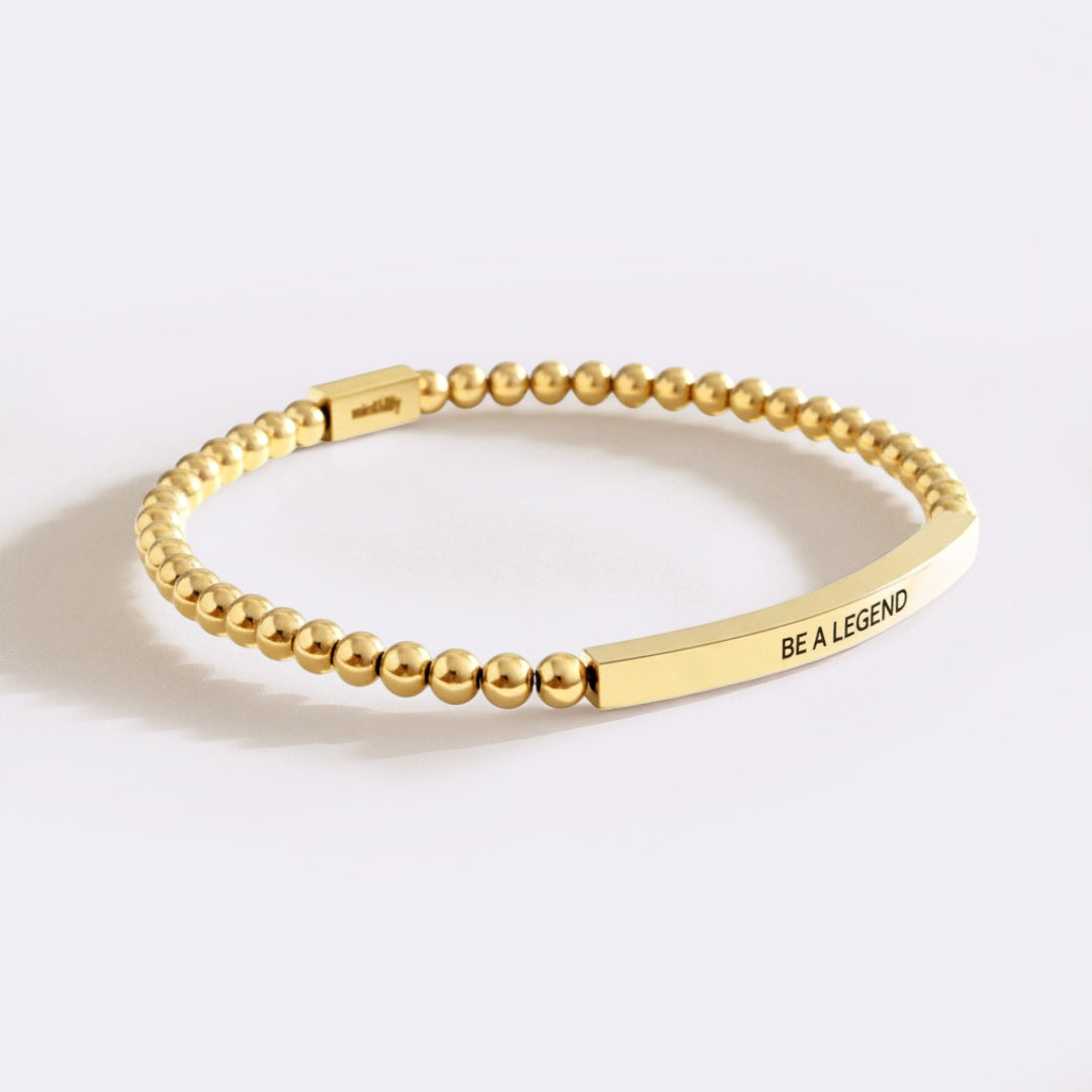 Be a Legend Beaded Inspire Bracelet