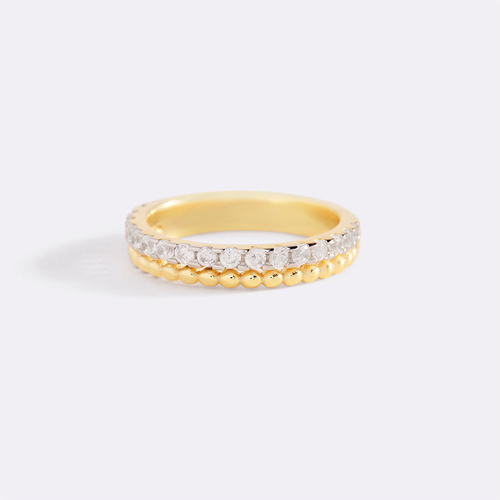 Beaded Diamond Band