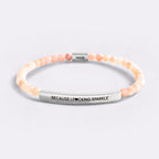 Because I F♥cking Sparkle Beaded Inspire Bracelet