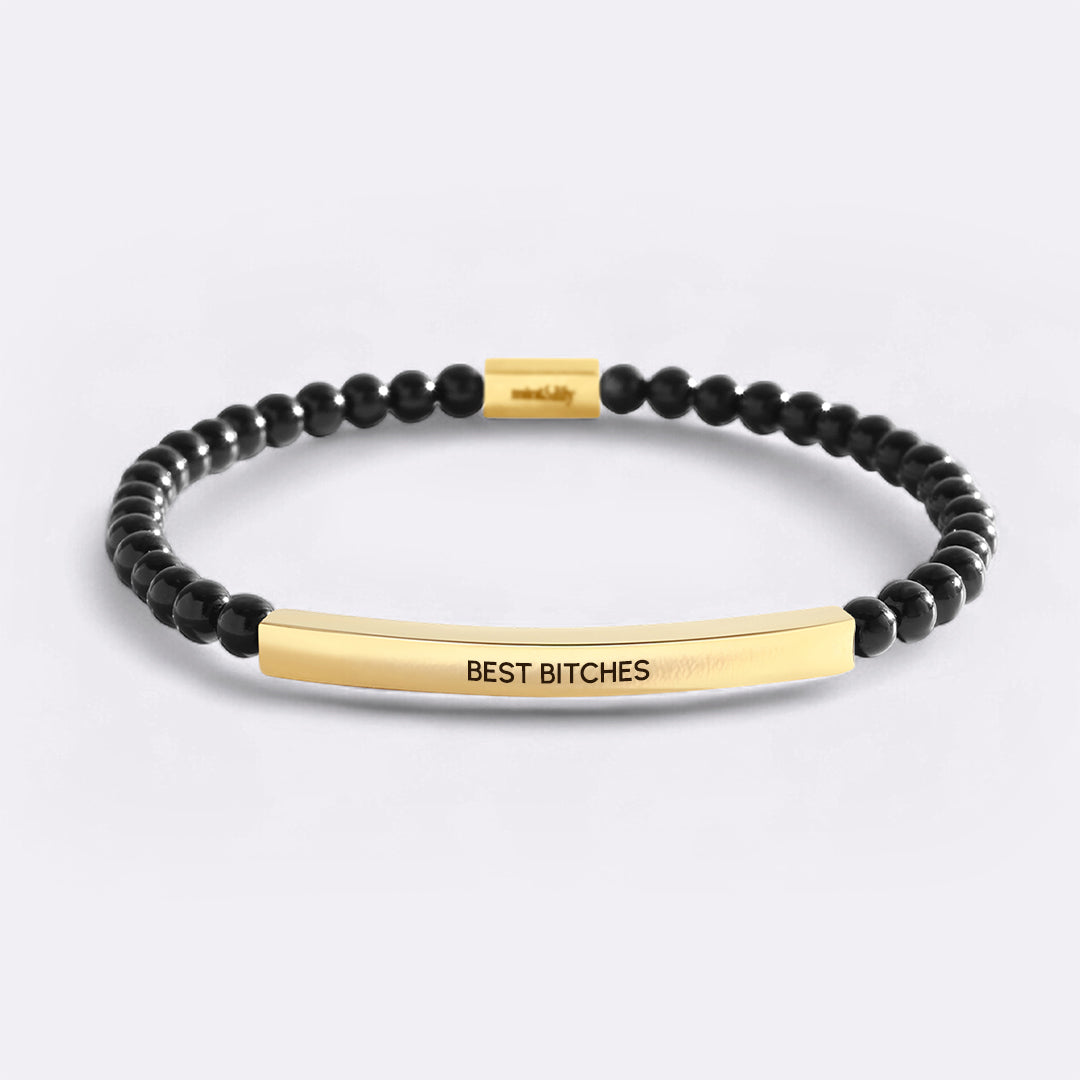 Best Bitches Beaded Inspire Bracelet