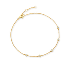 Bezel Set Diamond Bracelet