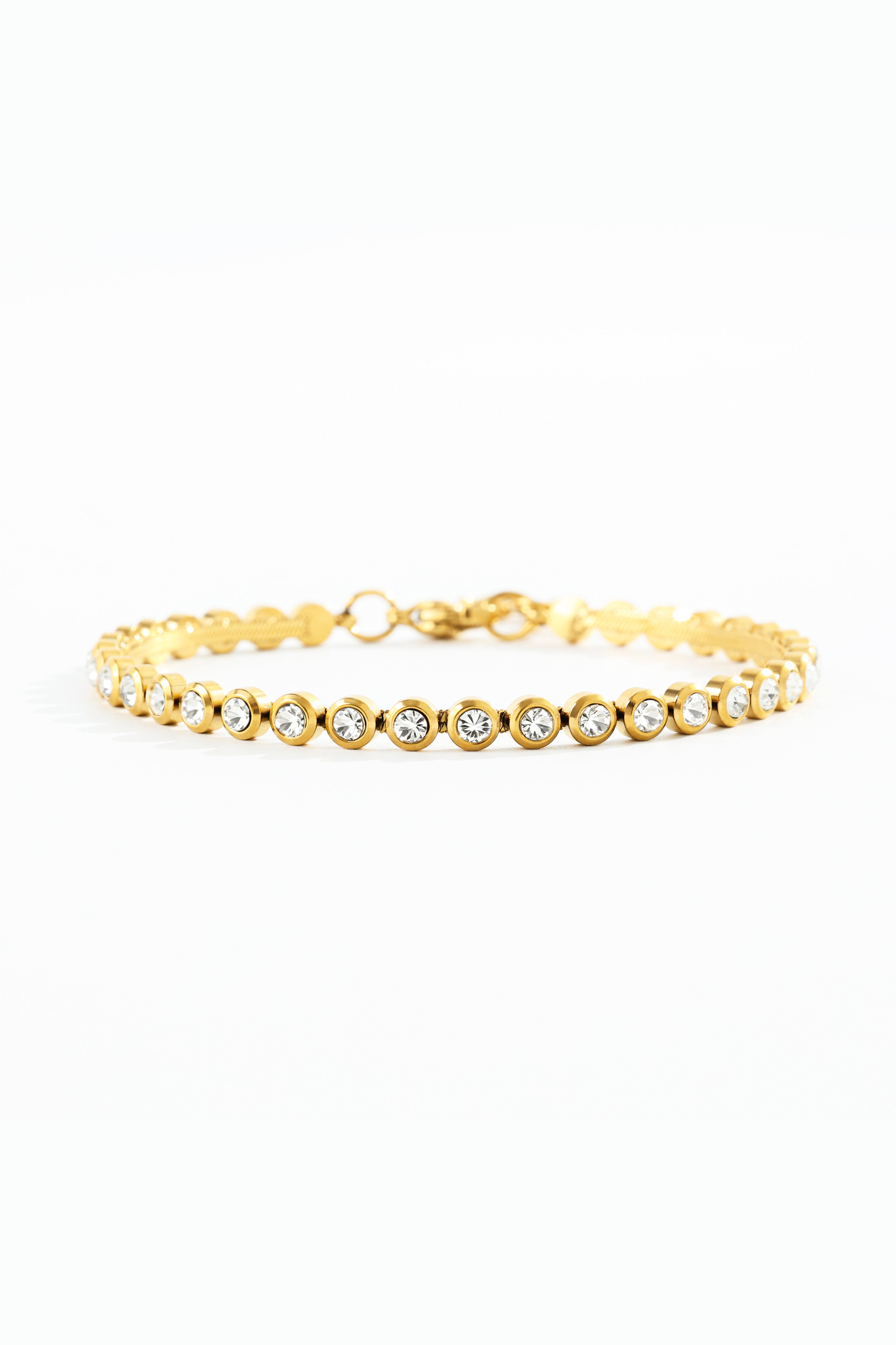 Bezel Tennis Bracelet