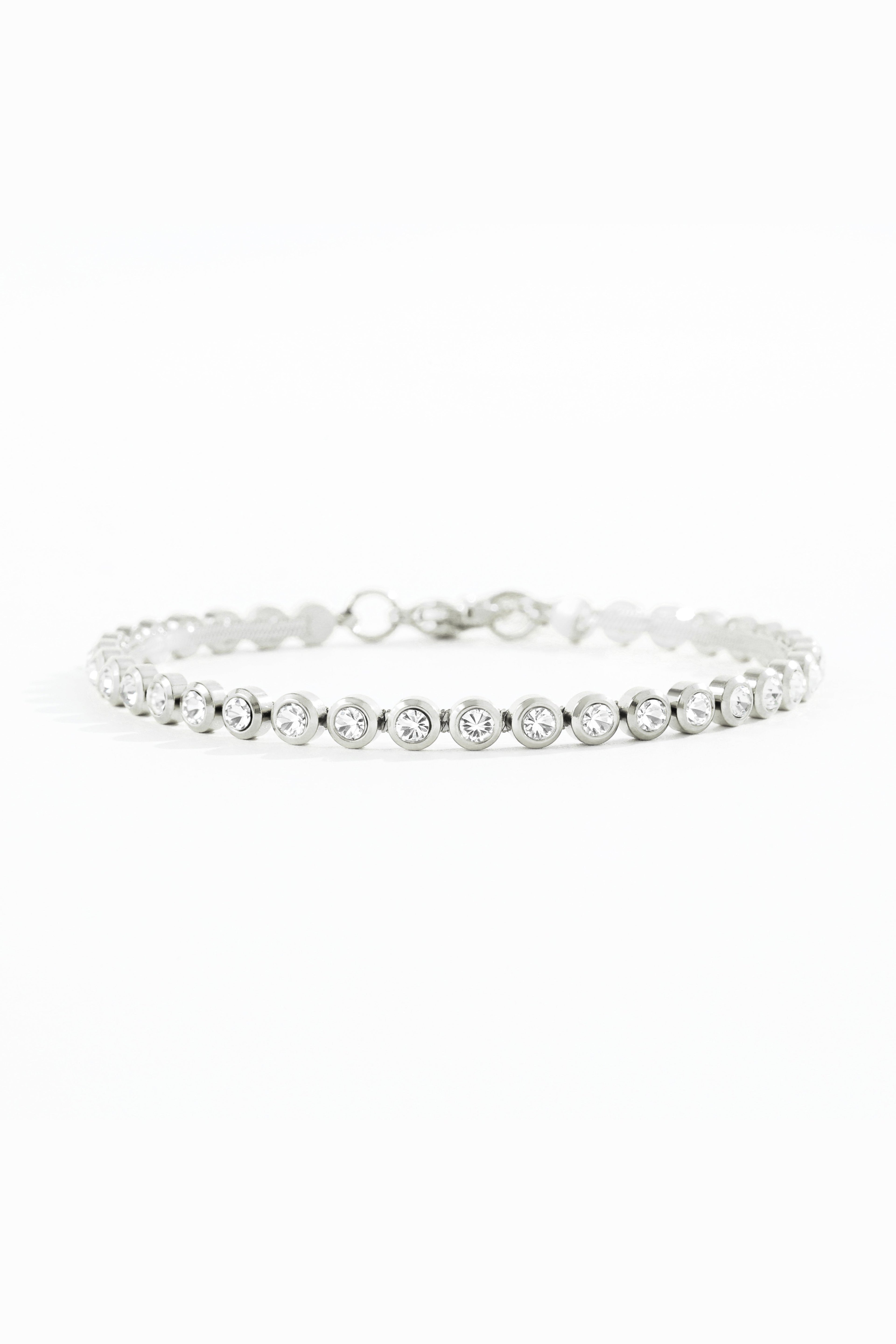 Bezel Tennis Bracelet