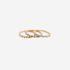 Dainty Constellation Birthstone Ring