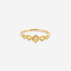 Five Stone Statement Birthstone Ring
