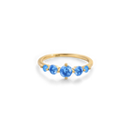 Five Stone Statement Birthstone Ring