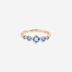 Five Stone Statement Birthstone Ring