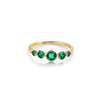 Five Stone Statement Birthstone Ring