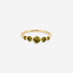 Five Stone Statement Birthstone Ring
