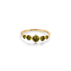 Five Stone Statement Birthstone Ring