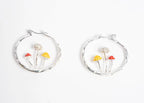 Boho Mushroom Hoop Earrings
