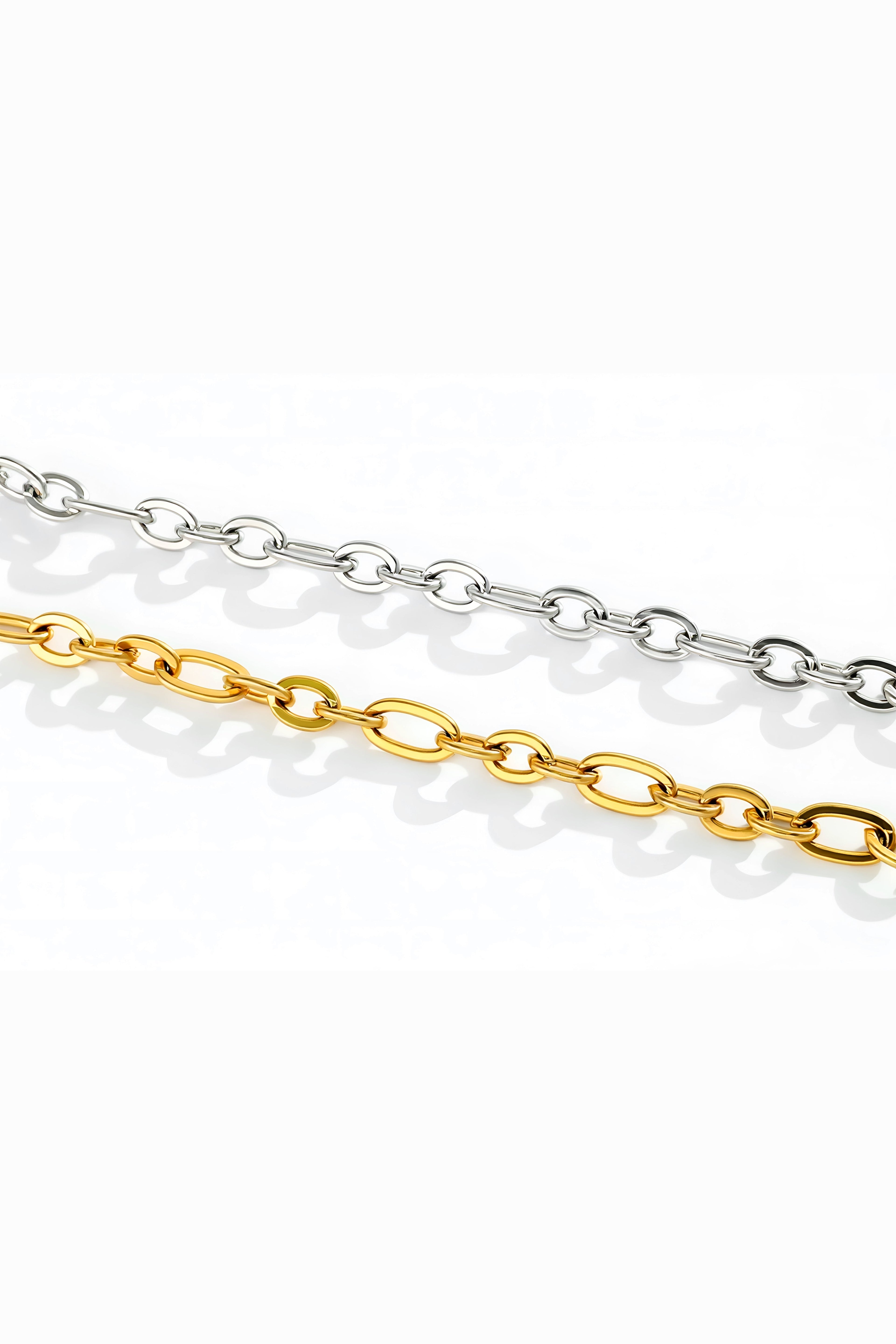 Bold Linked Paperclip Bracelet
