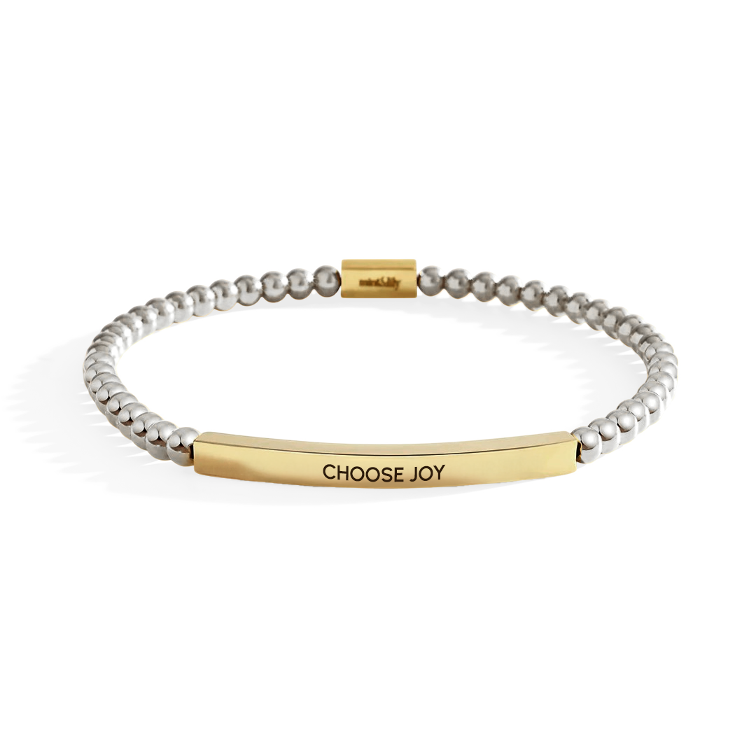 Choose Joy Beaded Inspire Bracelet