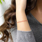 Triple Layer Satellite Chain Bracelet