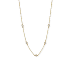 Dainty Crystal Station Necklace