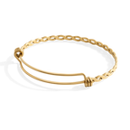 Dainty Adjustable Braided Bangle