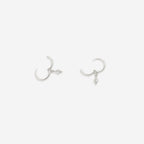 Dainty Diamond Charm Earrings