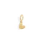 Dainty Heart Initial Charm