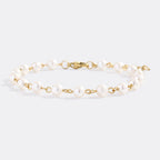 Dainty Pearl Station Bracelet