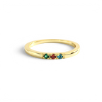 Dainty Stackable Birthstone Ring