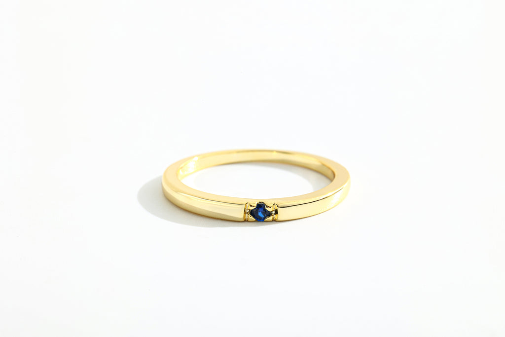 Dainty Stackable Birthstone Ring