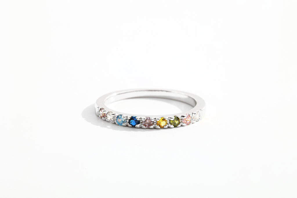 Dainty Stackable Birthstone Ring