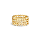 Dainty Gold Mini Ring Set