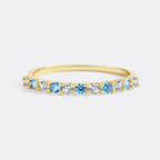 Diamond & Gemstone Stackable Ring