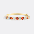 Diamond & Gemstone Stackable Ring