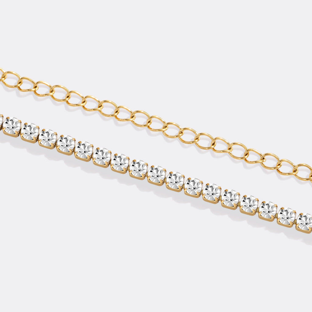 Double Chain Tennis Bracelet