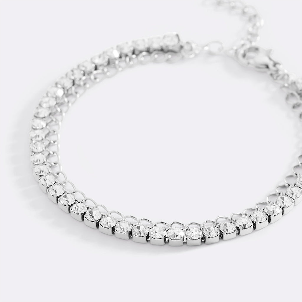 Double Chain Tennis Bracelet