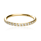 Eternity Crystal Cartilage Hoop Earrings | 16g