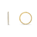 Eternity Crystal Cartilage Hoop Earrings | 16g