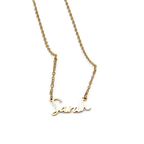 Fairy Name Necklace – Close Fit