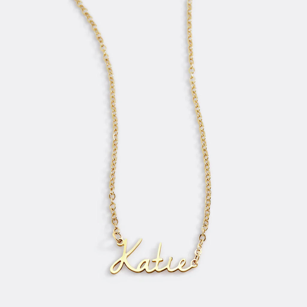 Fairy Name Necklace – Close Fit